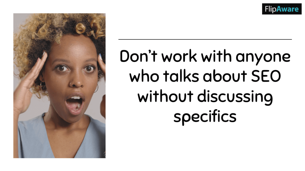 don't Choose an SEO Company in Markham who talks about SEO without discussing specifics