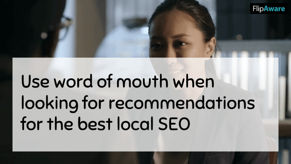 Use word of mouth before you Choose an SEO Company in Markham